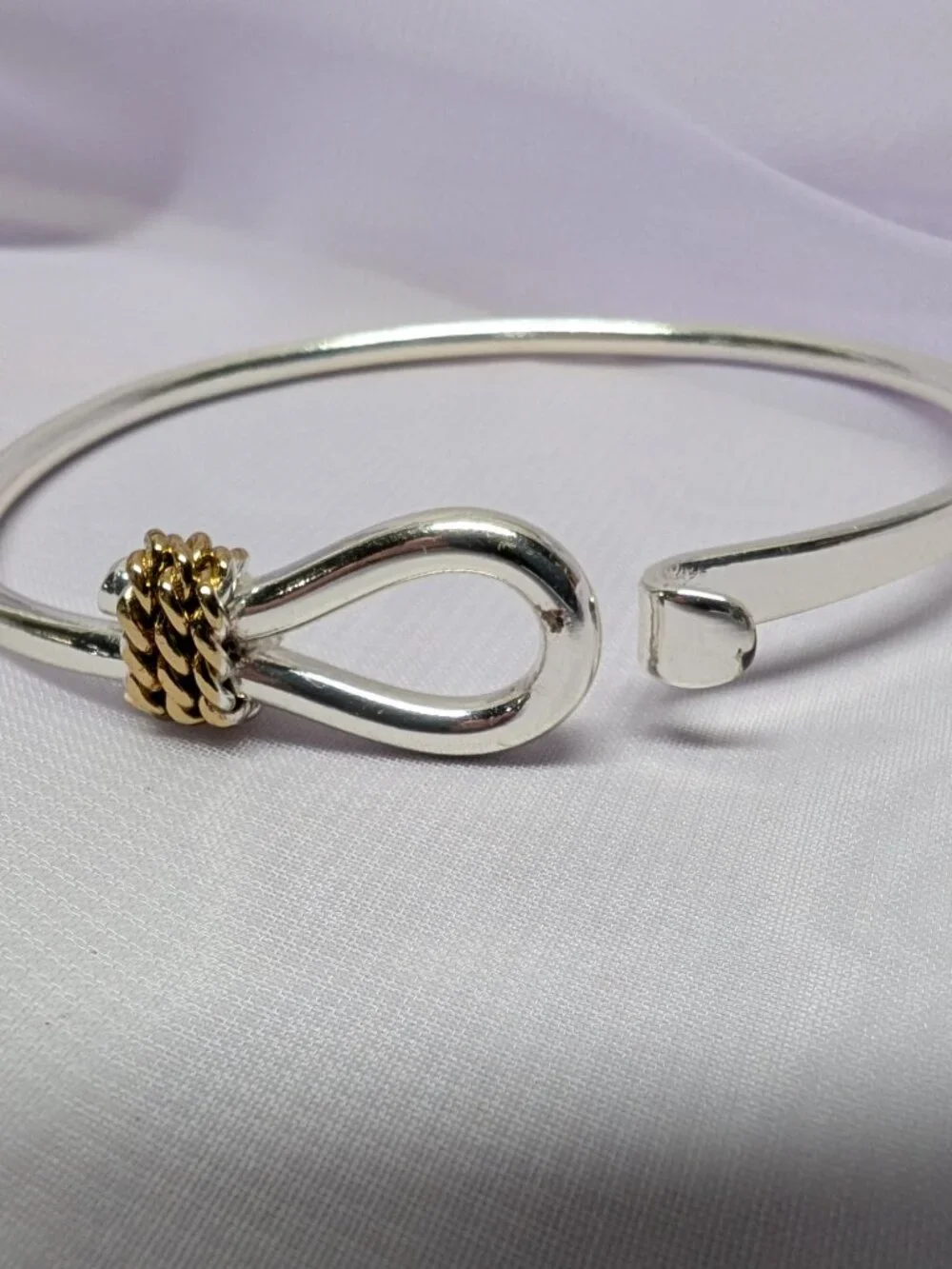 Stainless Steel Lariat Rope Bangle Bracelet